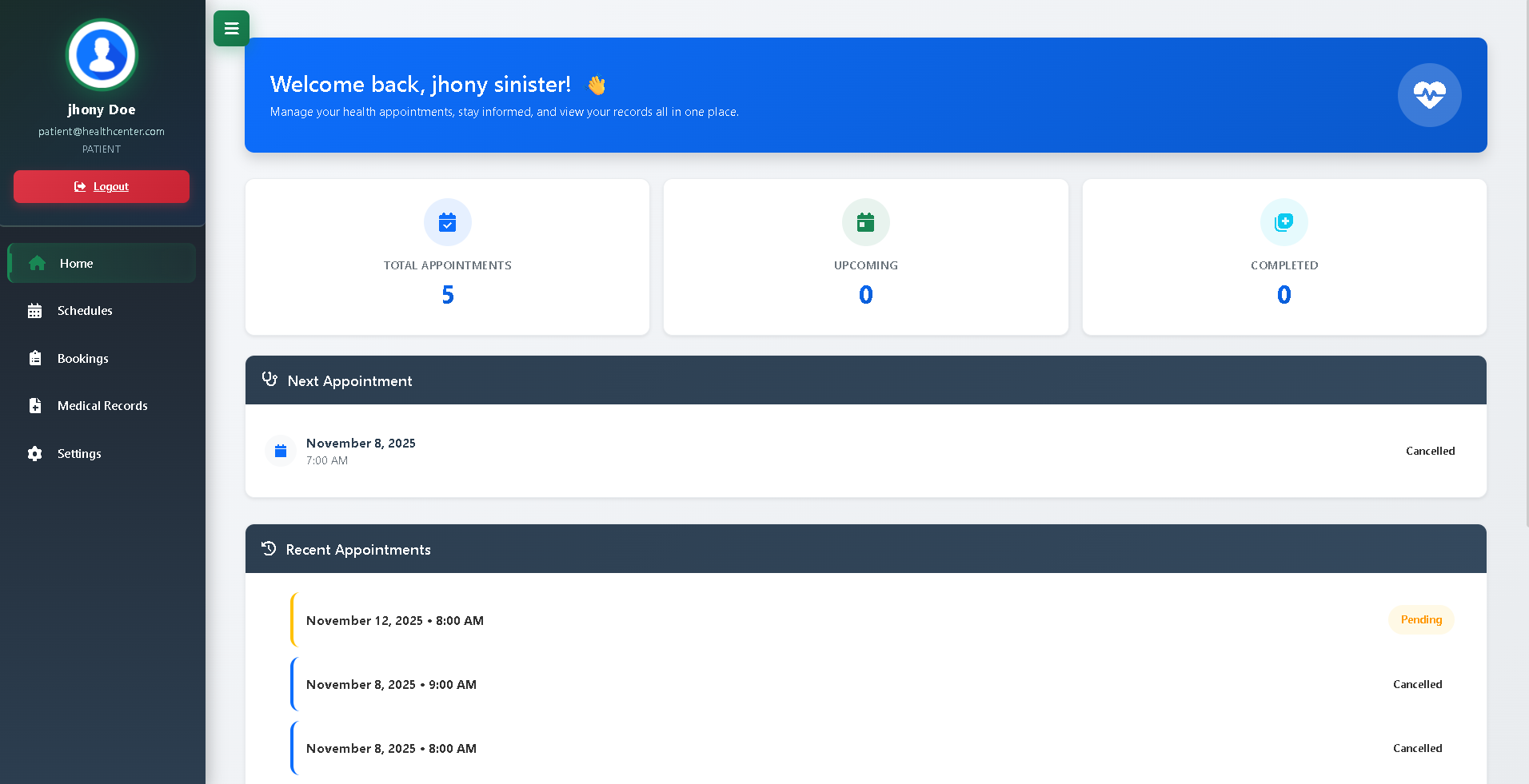 Healthcare System Overview